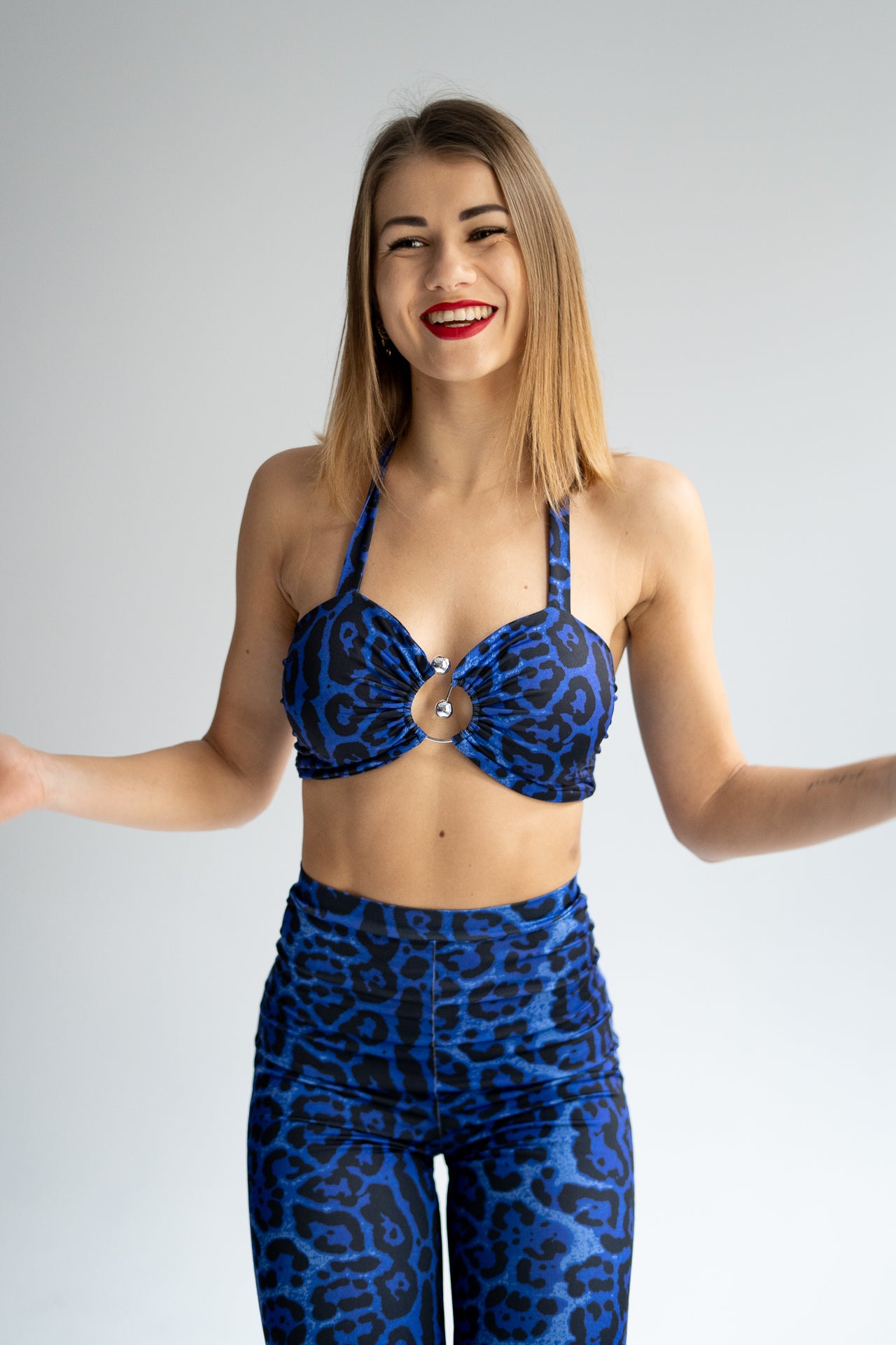 Top Deseo granatowa pantera
