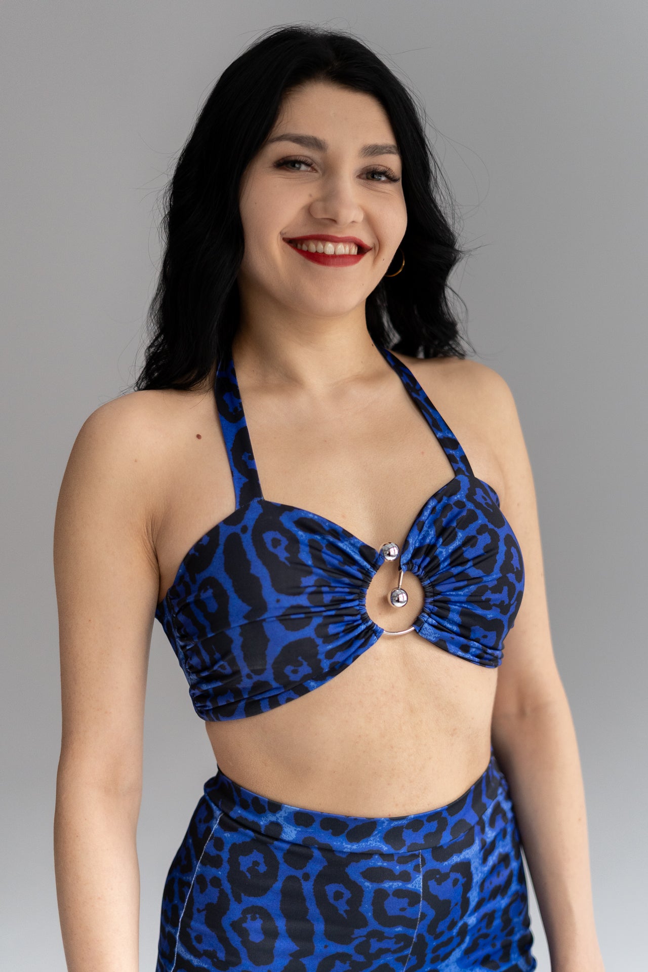 Top Deseo granatowa pantera