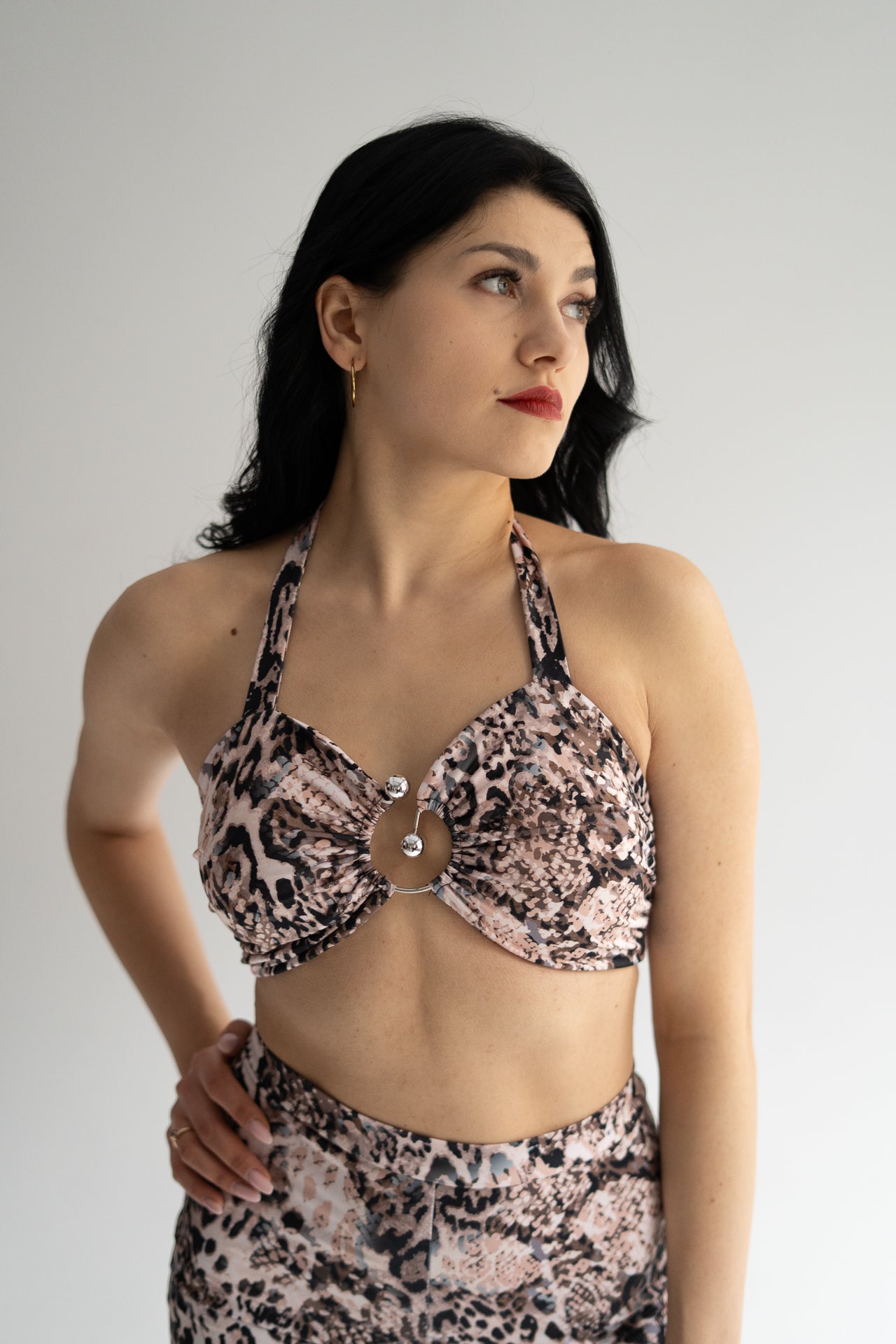 Zestaw wąż - top + spodnie