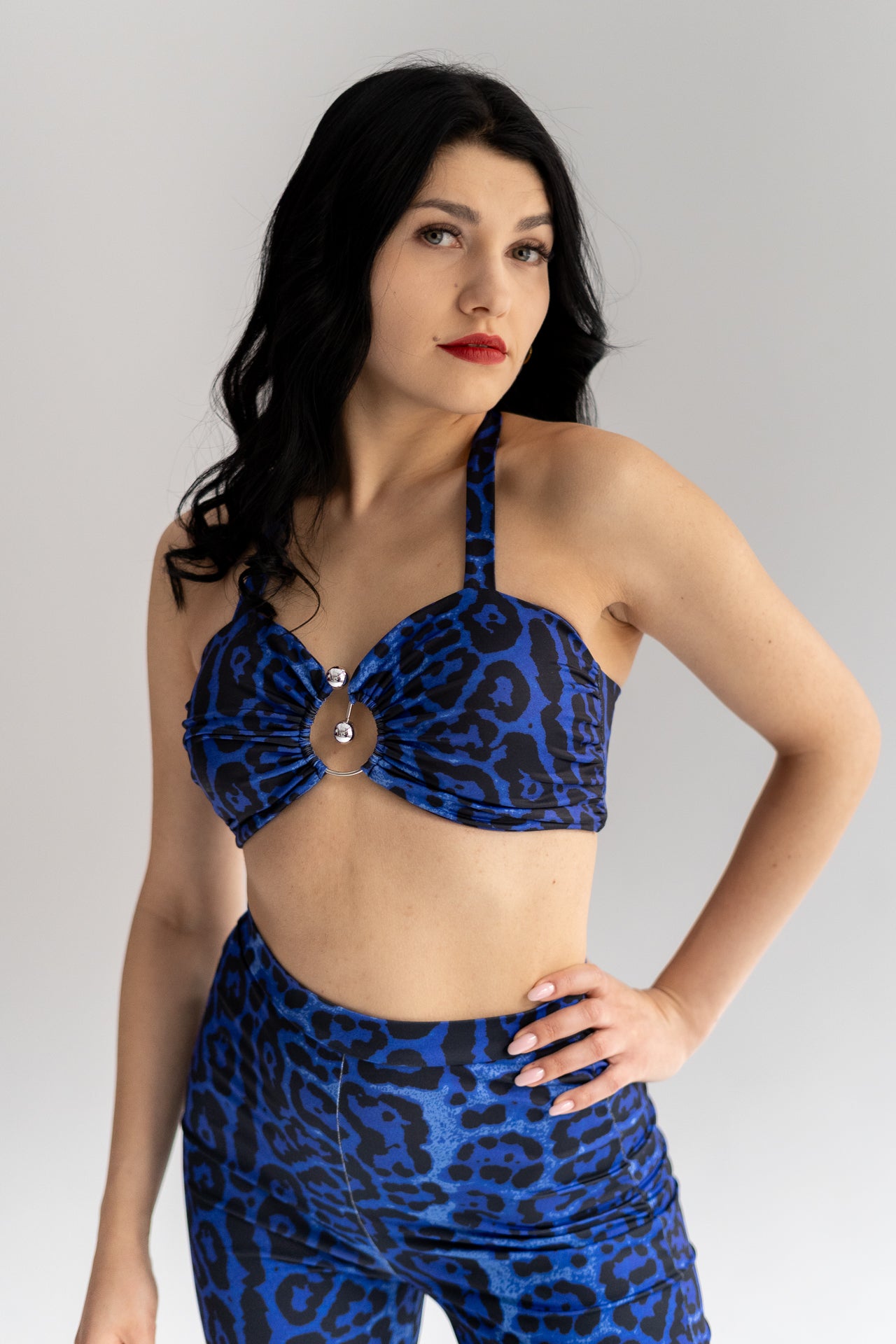 Top Deseo granatowa pantera